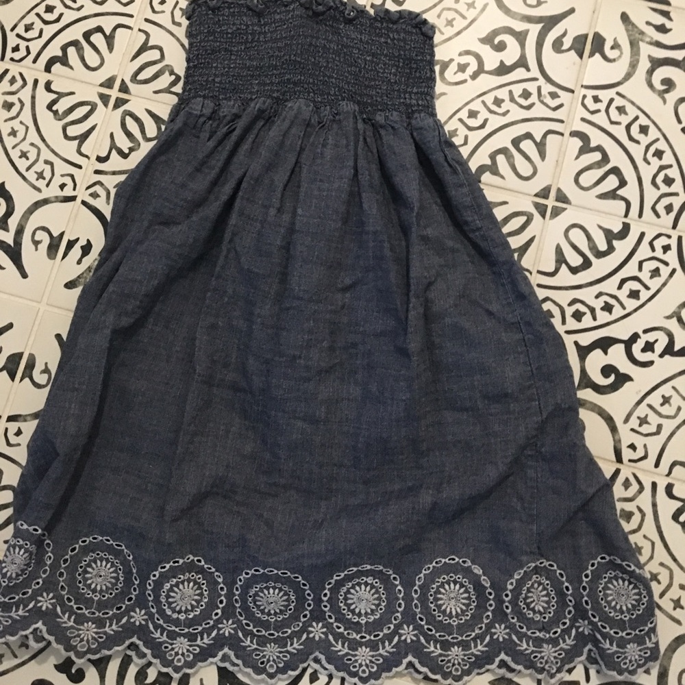 Old Navy Halter-Top denim dress